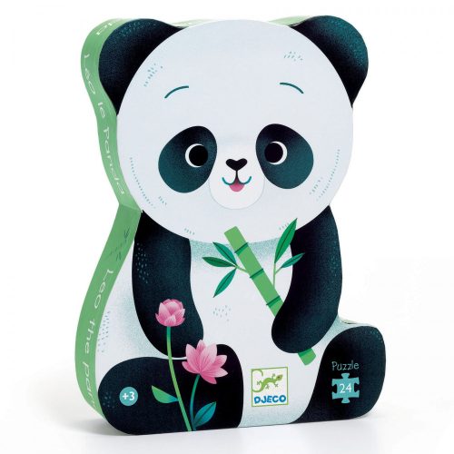 Djeco 7282 Formadobozos puzzle - Pici Panda Cuki - Leo the panda