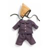 Játékbaba ruha - Borostyán, ruházat - Ambre