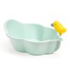 Djeco 7857 Fürdőkád játékbabáknak - Kék, sárga madárral - Bathtub