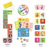 Djeco 8143 Társasjáték - Kis barátok bingo, memória, dominó - Little friends