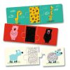 Djeco 8186 Párosító puzzle - Állati mintázatok - Trio Naked animals