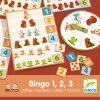 Djeco 8258 Fejlesztő játék - Bingó a számokkal - Edludo Bingo 1, 2, 3 numbers