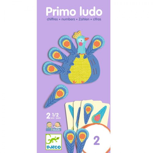 Djeco 08366 Primo Ludo - Négyig - 1,2,3,4