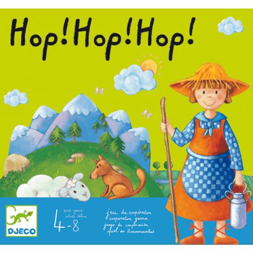 Djeco 8408 Társasjáték - Juh terelés - Hop ! Hop ! Hop !