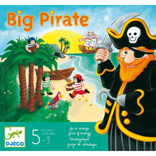 Djeco 8423 Társasjáték - Nagy kalóz - Big pirate