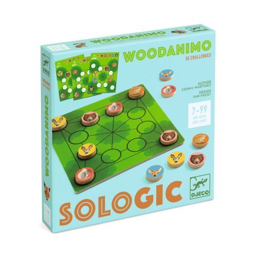 Djeco 8587 Logikai játék - Szétültetés - Woodanimo