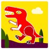Djeco 8863 Rajzsablonok - Dínók - Dinosaurs