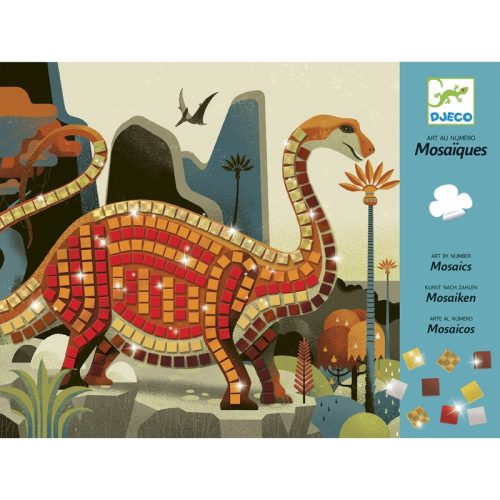Djeco 8899 Mozaikkép készítés - Dínók -Dinosaurs