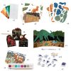 Djeco 9331 Kreatív box- The world of dinosaurs