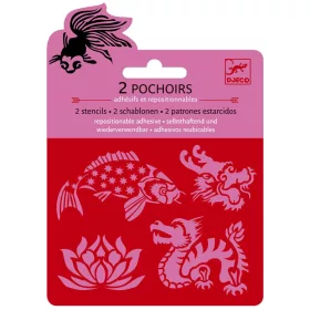 Djeco 9741 Mini sablon - Ázsiai motívumok - Asia