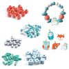 Djeco 9807 Fa gyöngyök kis állatokkal - Wooden beads, Small animals