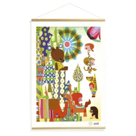 Djeco DD00303 Falikép - Színes történet - Colored story