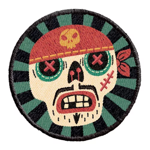 Djeco DD00311 Tolltartó két rekesszel - Koponya - Skull