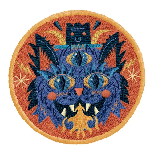 Djeco DD00313 Tolltartó két rekesszel - Szörny - Monster pencil case