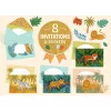 Meghívó készlet - Dzsungel parti - Jungle animals
