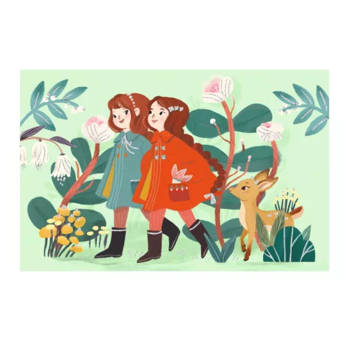 Meghívó készlet - Kerti parti - Garden friends