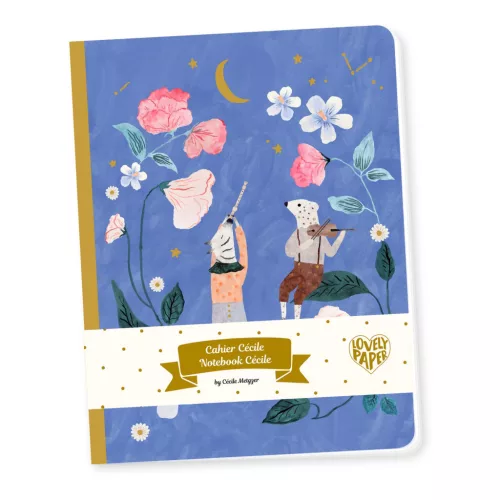 Djeco DD03568 Jegyzetfüzet A/5 - Cecile Notebook