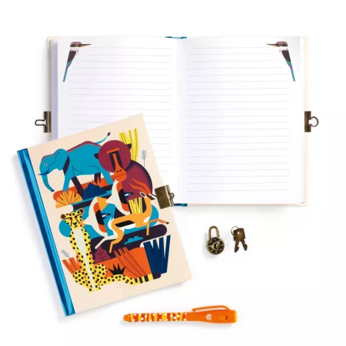 Djeco DD03614 Owen secret notebook - Magic felt pen