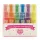 Djeco DD03757 Szövegkiemelő gél toll, mini készlet 6 neon színben - 6 neon gel fluo highlighters
