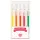Viaszkréta-toll készlet 5 neon színben - 5 fluorescent wax crayons