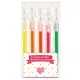 Viaszkréta-toll készlet 5 neon színben - 5 fluorescent wax crayons