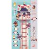 Djeco DD04040 Magasságmérő falmatrica - Lovagtorony - Knight's tower