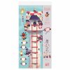 Djeco DD04040 Magasságmérő falmatrica - Lovagtorony - Knight's tower