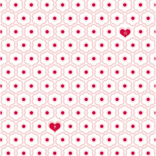 Djeco DD04270 Dekortapéta - Kis szívek - Small hearts