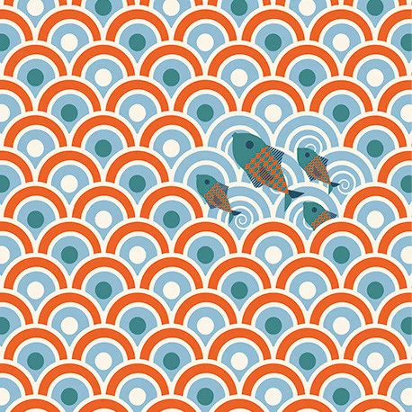 Djeco DD04283 Dekortapéta - Szardíniák - Sardines