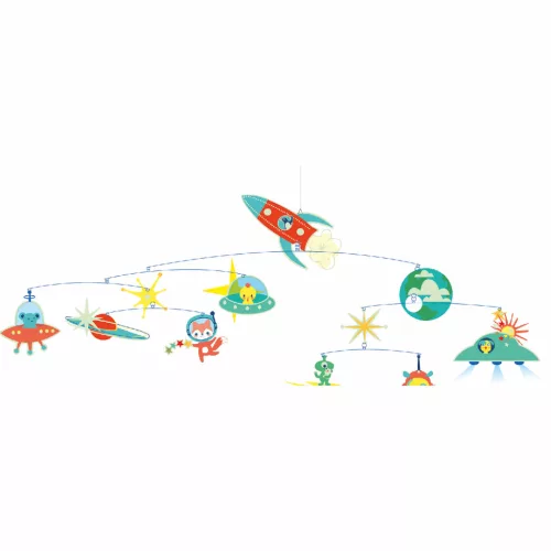 Djeco DD04304 Szélmobil függődísz - Rakéta - Rocket
