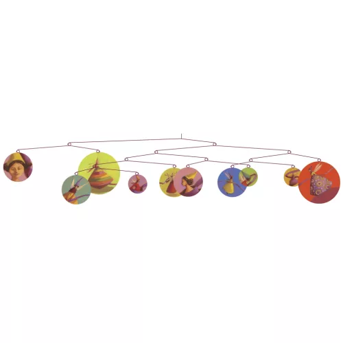 Djeco DD04305 Szélmobil függődísz - Tündérek körtánca - The round dance of the fairies