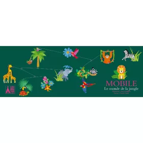   Djeco DD04316 Szélmobil függődísz - A dzsungel világa - The jungle world