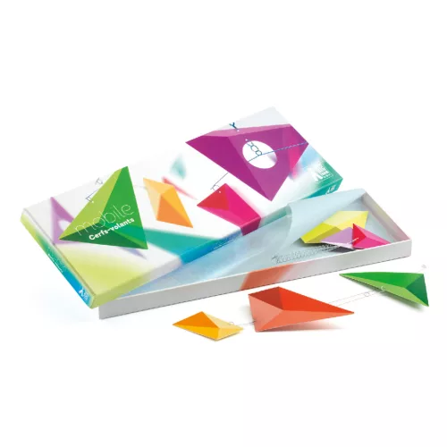 Djeco DD04319 Szélmobil függődísz - Papírsárkányok - Kites