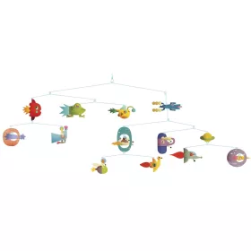   Djeco DD04325 Szélmobil függődísz - Űrjárművek - Space vehicles (FSC)