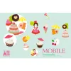 Djeco DD04335 Szélmobil függődísz - Édességek - Sweets