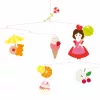 Djeco DD04335 Szélmobil függődísz - Édességek - Sweets
