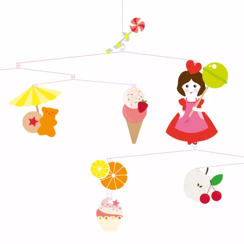 Djeco DD04335 Szélmobil függődísz - Édességek - Sweets