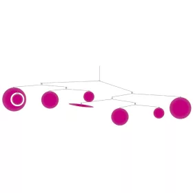   Djeco DD04360 Szélmobil függődísz - Repkedő rózsaszín - Pink fly