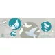 Djeco DD04371 Szélmobil függődísz - Fehér madarak - White birds