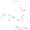 Djeco DD04371 Szélmobil függődísz - Fehér madarak - White birds