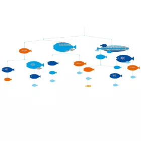   Djeco DD04374 Szélmobil függődísz - Halak összhangban - Fishes in harmony