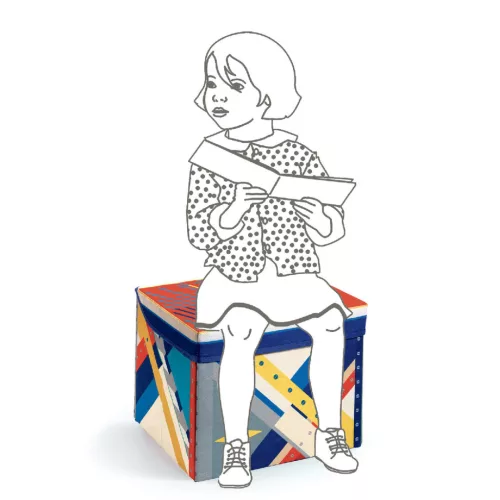 Djeco DD04485 Rocket toy box