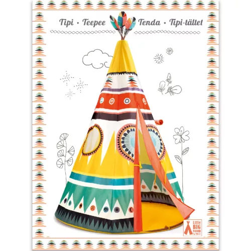 Djeco DD04491 Djeco sátrak - Indiánsátor - Teepee
