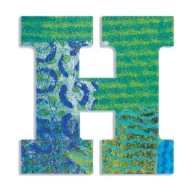 Djeco DD04817 Dekorbetű - H - Peacock letter