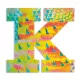 Djeco DD04820 Dekorbetű - K - Peacock letter