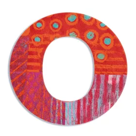 Djeco DD04824 Dekorbetű - O - Peacock letter