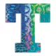Djeco DD04829 Dekorbetű - T - Peacock letter