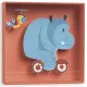 Djeco DD04937 Falikép - Viziló - Hippopotamus