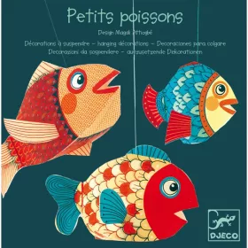 Djeco DD04953 3D-s függödísz - Halak - Little fishes