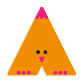 Djeco DD04960 A - Graphic animal letter